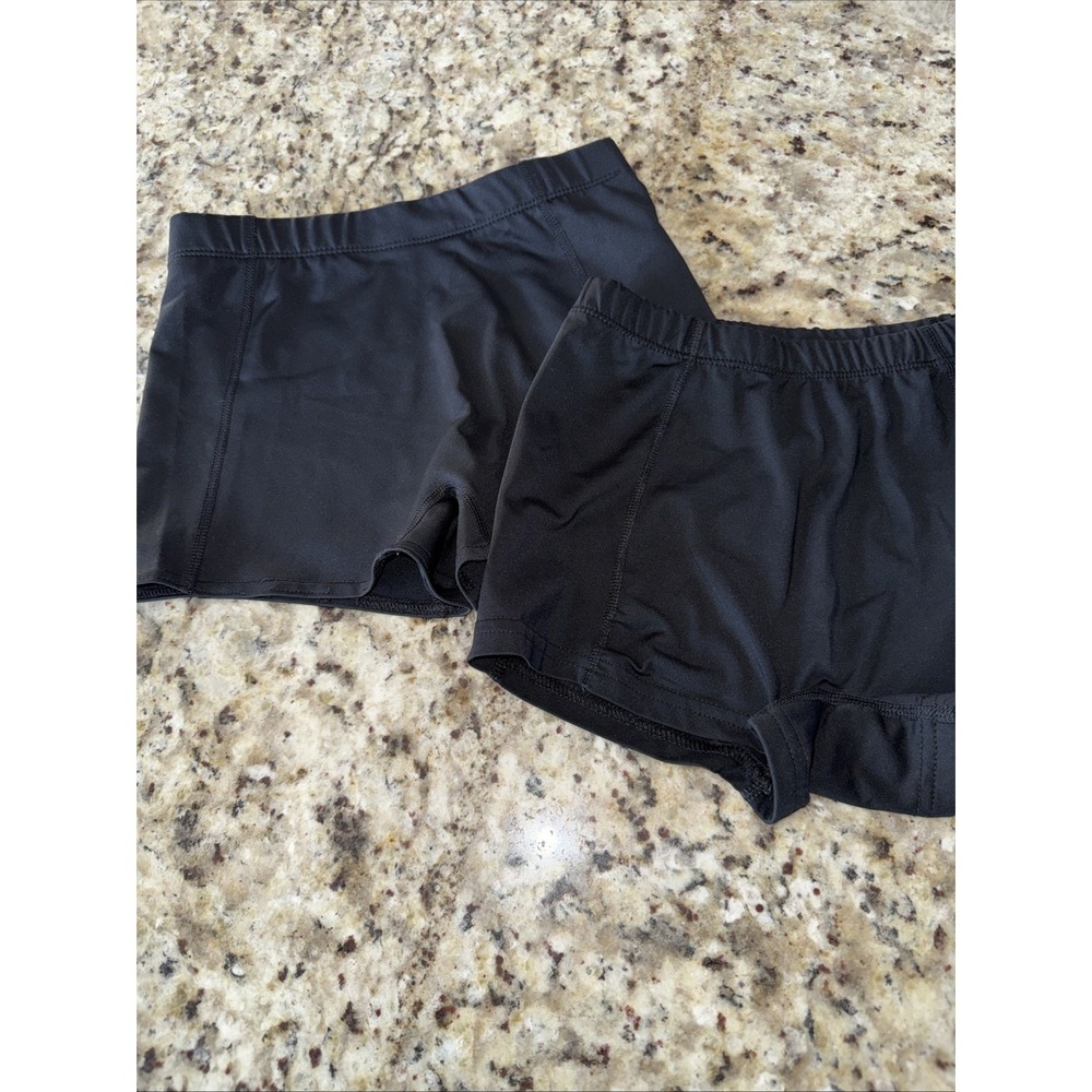 BCG girls Sz M 8-10 black biker shorts. Comfortable, versatile 1452